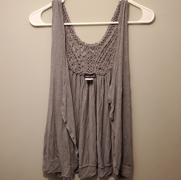 Wet Seal Gray Large Womens Cover-up - Picture 1 of 7